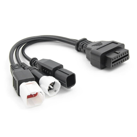 Cabluri OBD2 - Adaptor diagnoza moto 3in1 Honda Yamaha