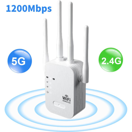 Diverse - Repetor wireless semnal WiFi dual-band  2.4G/5G