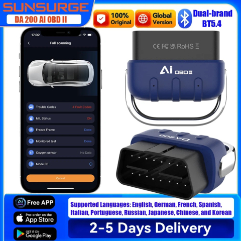 Tester diagnoza Auto DA200 cu aplicatie AI [2]