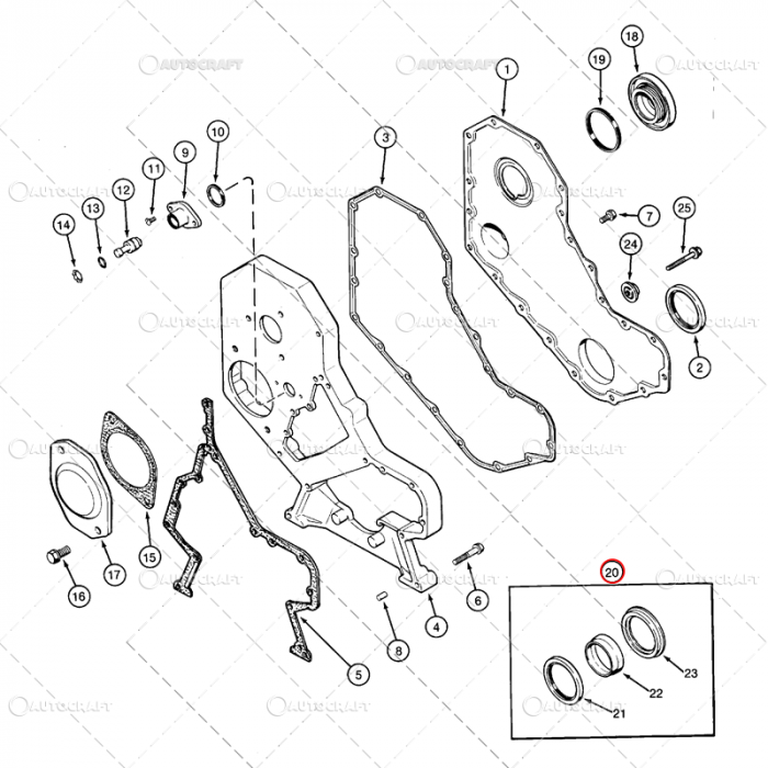 SIMERING SPATE ARBORE MOTOR CASE IH, MAXXUM [3]