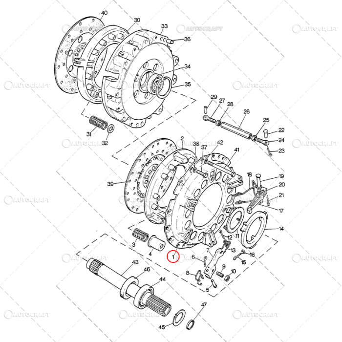 PLACA PRESIUNE AMBREIAJ DAVID BROWN [3]