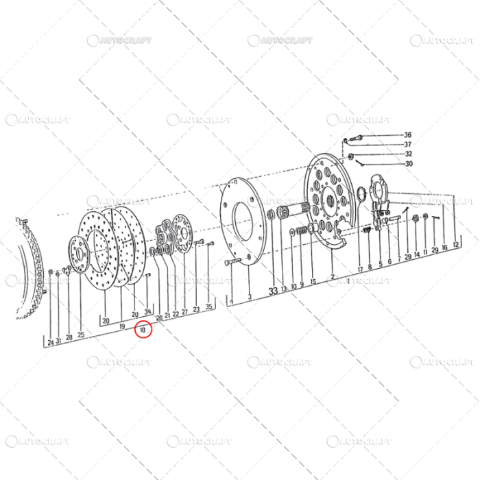 DISC AMBREIAJ TRACTOR U650 FERMIT ROMANIA [3]