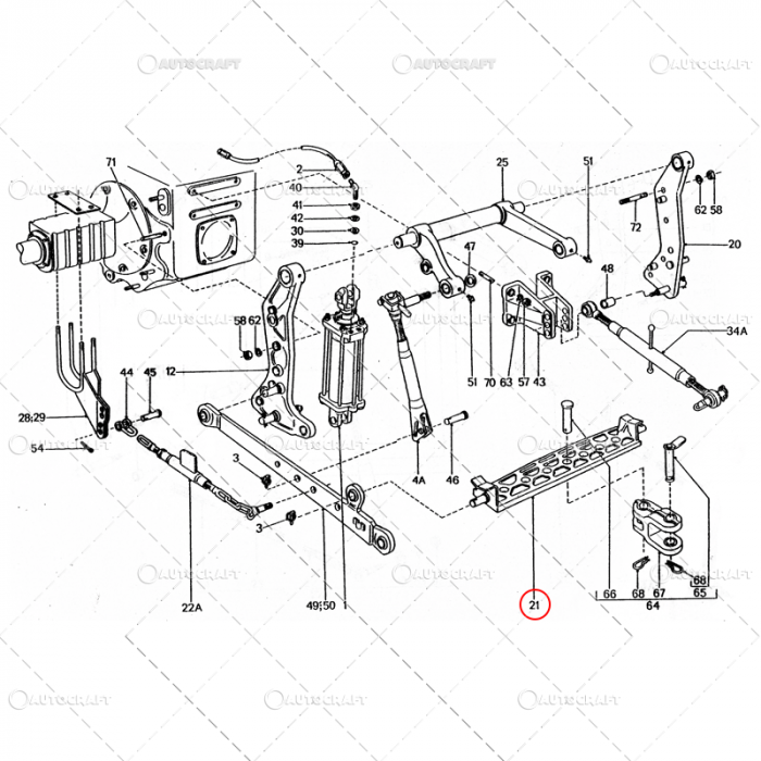 BARA REMORCARE OTEL TIRANT CU ARIPIOARE PENTRU BLOCAJ [2]