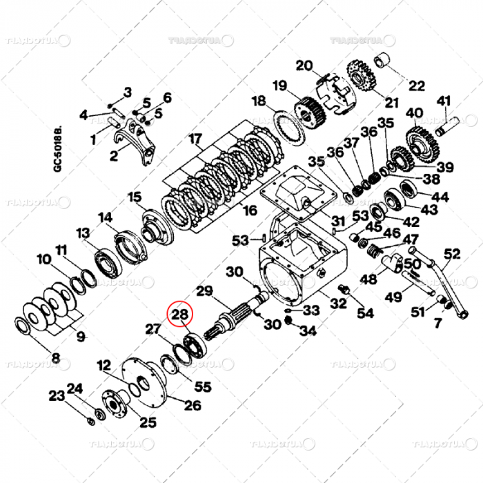 RULMENT TRANSMISIE PUNTE FATA CASE IH [3]