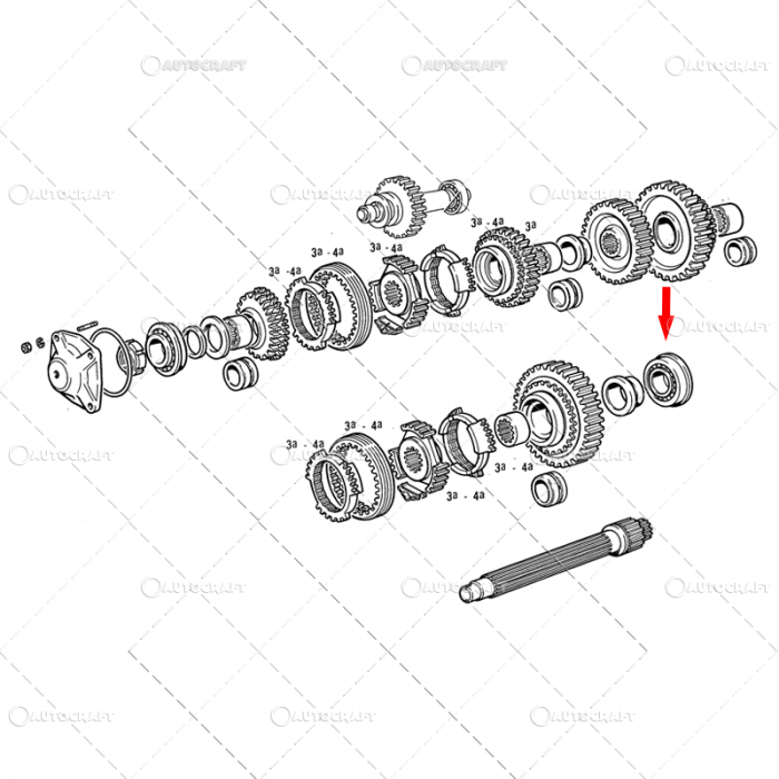 RULMENT AX CUTIE VITEZA FIAT [3]