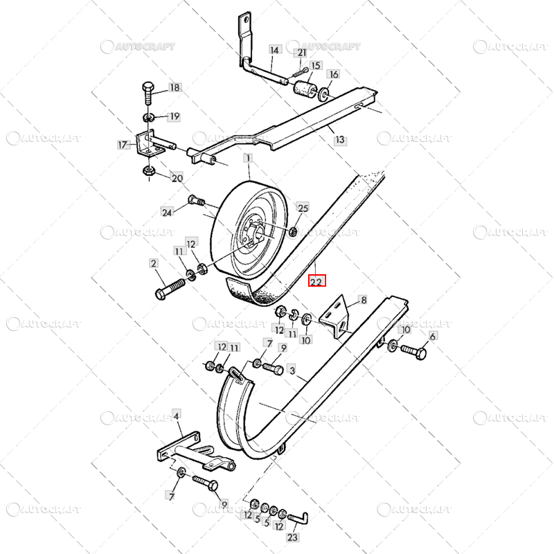 70x5x3330 LI CUREA SEPARATOR CASA SITELOR JOHN DEERE [2]