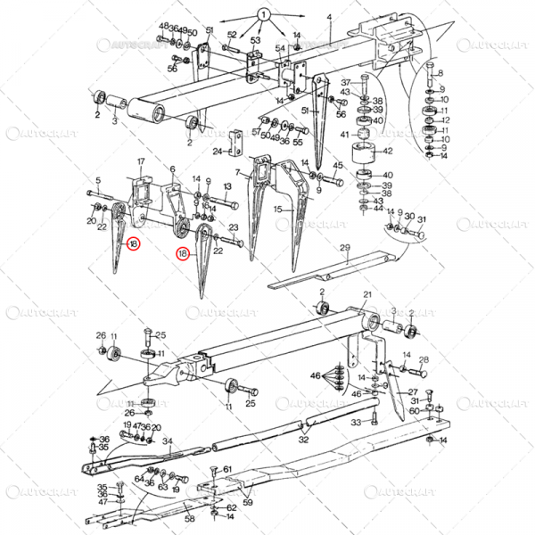 FURCA ALIMENTARE FEEDER 300mm PRESA NEW HOLLAND [3]