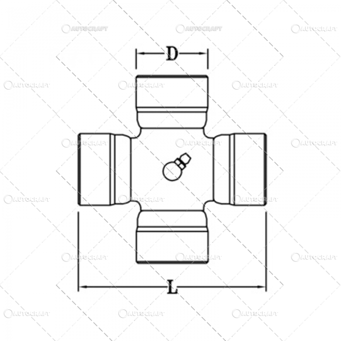 CRUCE CARDAN 35X96.8 CASE IH, DEUTZ, FIAT, JOHN DEERE [3]