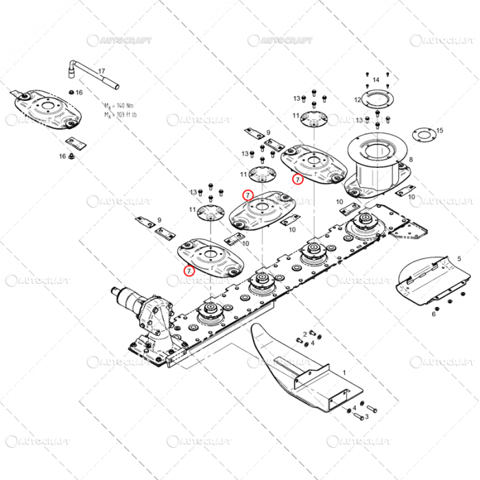 DISC SUPORT CUTIT COASA CU DISCURI FELLA [3]
