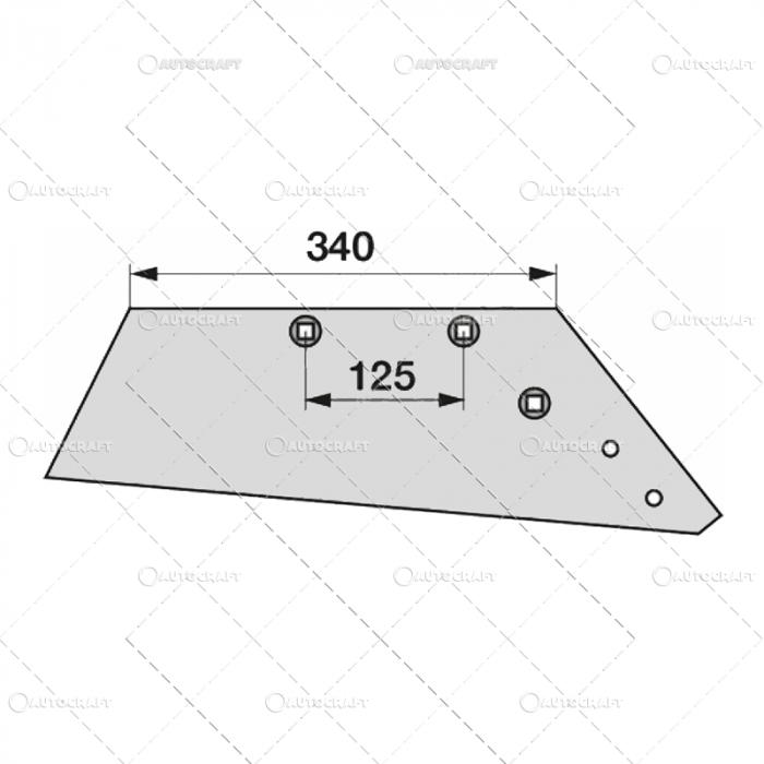 BRAZDAR REVERSIBIL PENTRU PLUG NIEMEYER STANGA [2]