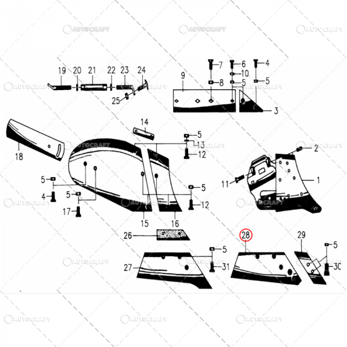 BRAZDAR REVERSIBIL PENTRU PLUG NIEMEYER STANGA [3]