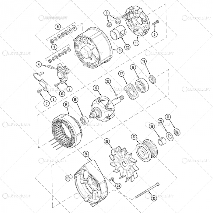 ALTERNATOR CASE IH, CLAAS/RENAULT, JOHN DEERE, MC CORMICK, NEW HOLLAND, STEYR [3]