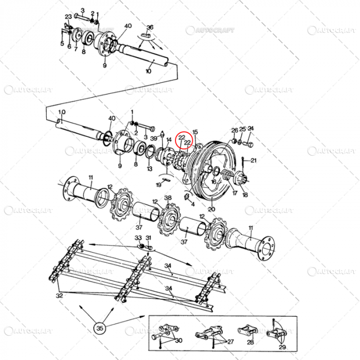 SET CUPLAJ AMBREIAJ MASA, ELEVATOR COMBINA NEW HOLLAND [2]