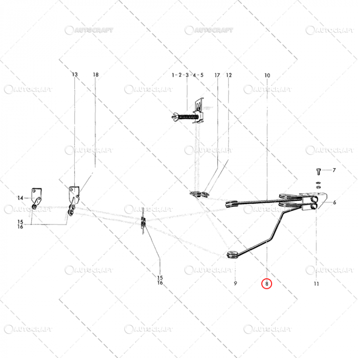 ARC TENSIONARE RETINATOR ATA PRESA BALOTI WELGER 520 mm [3]