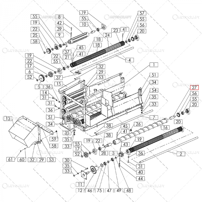 AX BOLT VALTURI CULEGATOARE PORUMB SIP FI 40x100 [2]