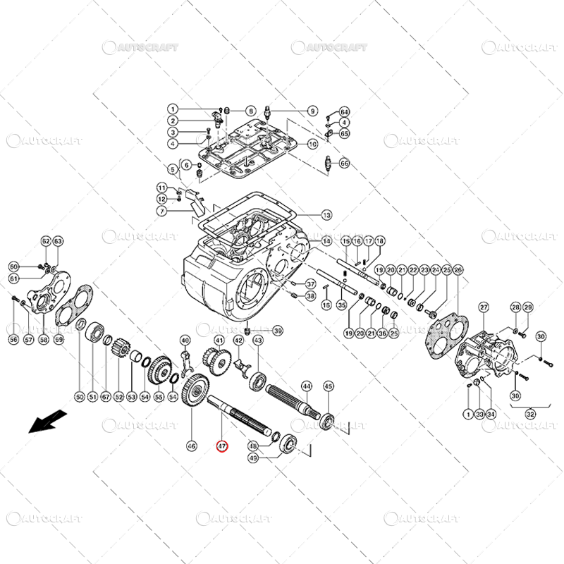 AX CUTIE VITEZE COMBINA CLAAS Z21, L=444.5 MM [2]