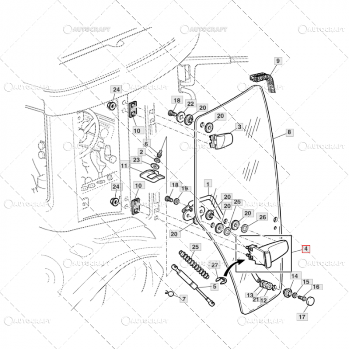 BALAMA INFERIOARA USA STANGA JOHN DEERE [3]