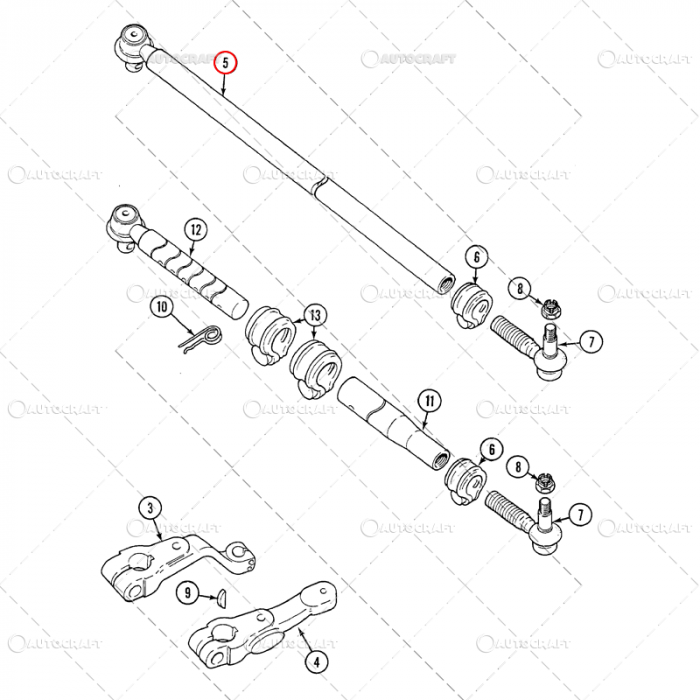 BARA DIRECTIE ASAMBLATA CASE IH L 1185/1235 MM [2]