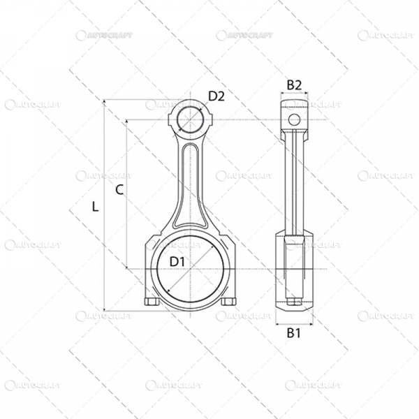 BIELA MOTOR PERKINS CLAAS [2]