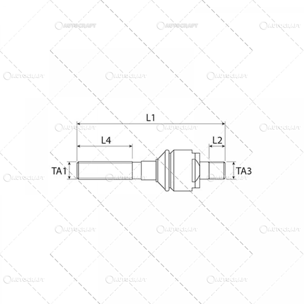 BIELETA DIRECTIE CASE IH M22 X 1.5 RH - M20 X 1.5 RH [2]