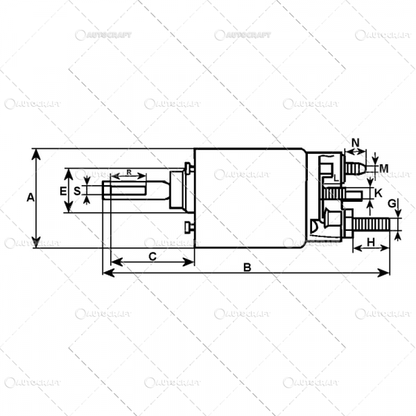 SOLENOID BOBINA ELECTROMOTOR CASE IH, FIAT, BOSCH [4]