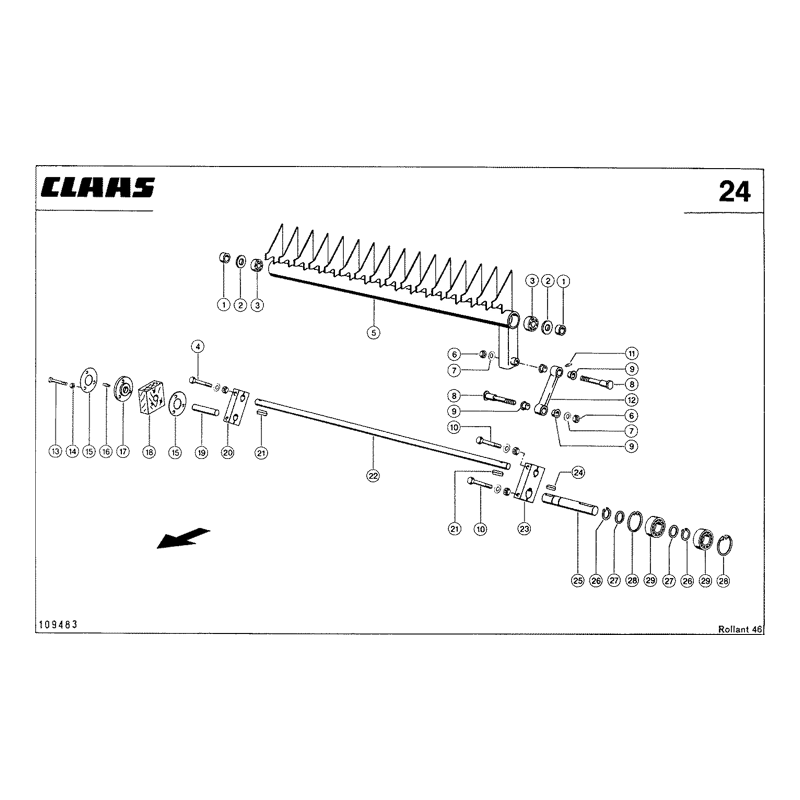 BUCSA PICK-UP PRESA BALOTI CLAAS, WELGER [2]