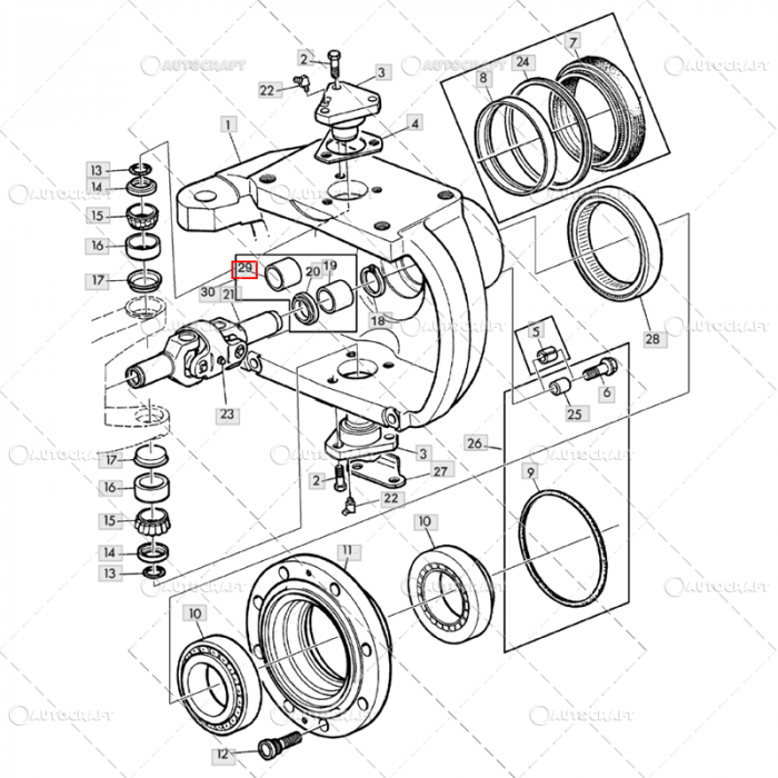 BUCSA PLANETARA FATA JOHN DEERE APL345 [2]