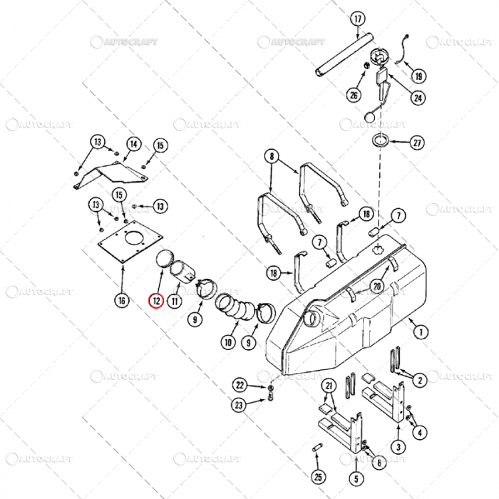 BUSON REZERVOR CASE IH CABINA XL [3]