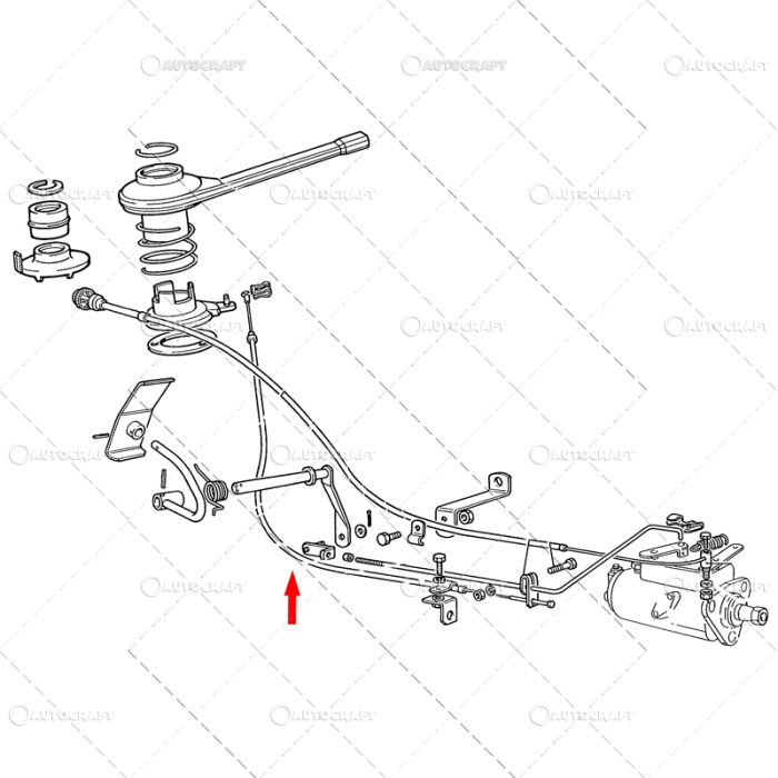 CABLU ACCELERATIE MANA FIAT L=820 MM [2]