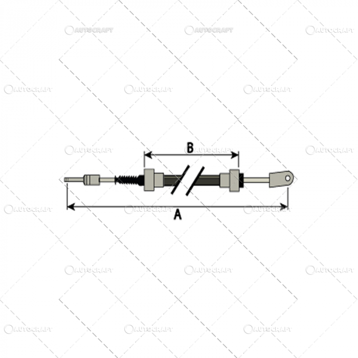 CABLU AMBREIAJ FIAT L=1200 [2]
