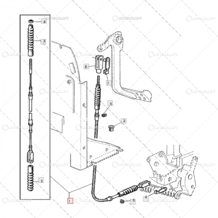 CABLU AMBREIAJ JOHN DEERE [2]