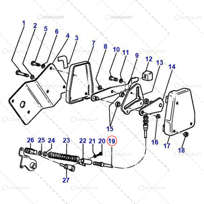 CABLU RIDICARE HIDRAULICA MASSEY FERGUSON [2]