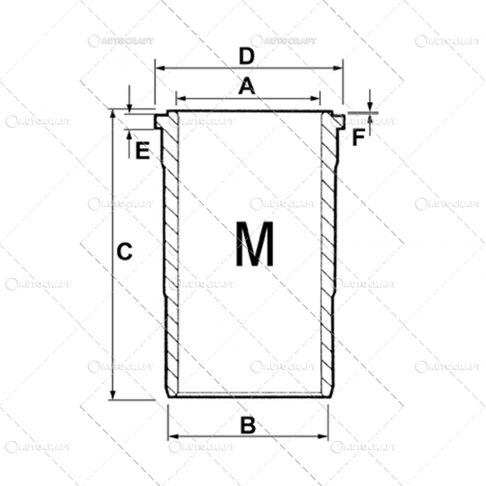 CAMASA MOTOR CASE IH Ø 98.42 X 110.75 MM - L 216.10 MM [2]