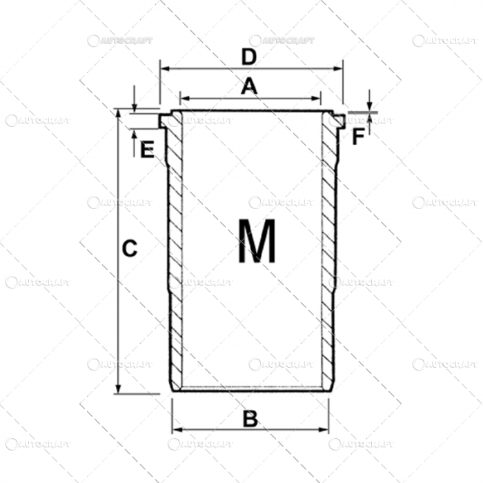 CAMASA MOTOR F CASE IH Ø 100 X 110.75 MM - L 216 MM [2]