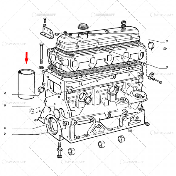 CAMASA MOTOR FIAT SF Ø 100 X 103.06 MM - L 187 MM [3]