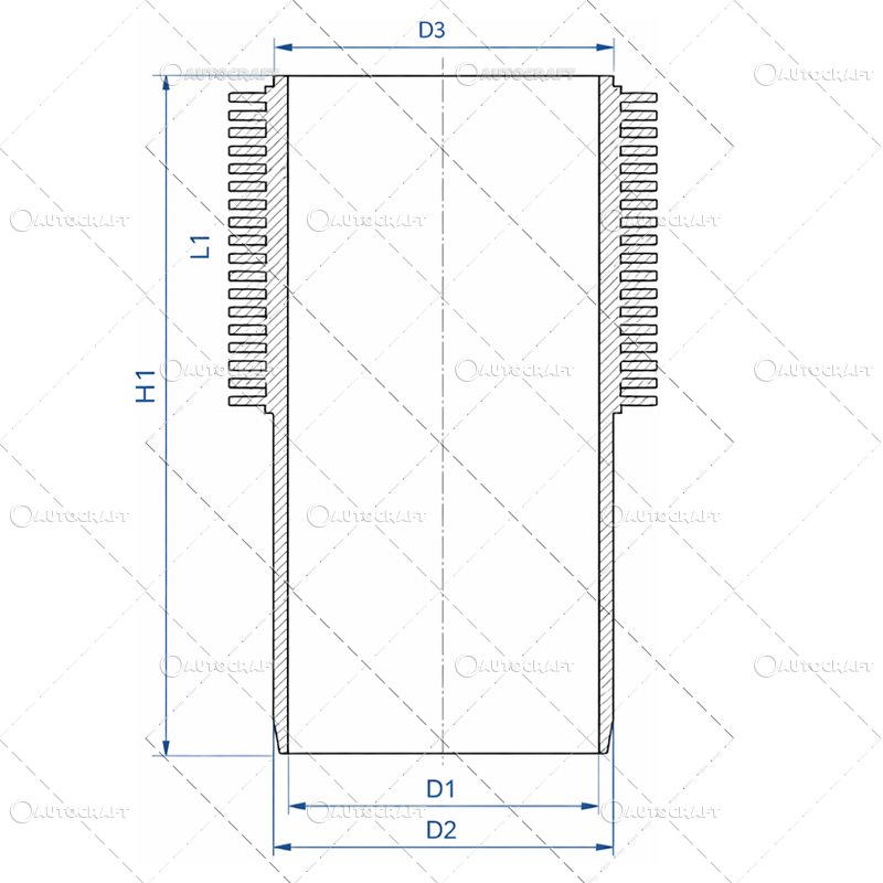 CAMASA MOTOR SAME Ø 98 X 114 MM - L 217.5 MM [2]