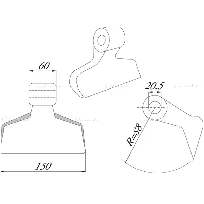 CIOCAN CUTIT TOCATOR SICMA, MASCHIO, HUMUS [2]