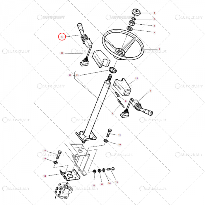 COMUTATOR LUMINI, CLAXON, SEMNALIZARE MASSEY FERGUSON [2]