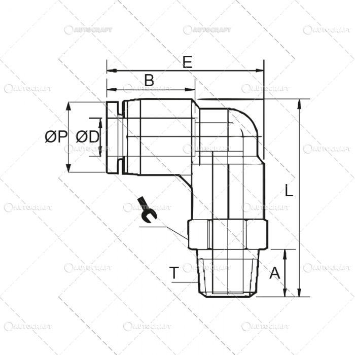 MUFA RAPIDA FORMA L CU FILET CUPLAJ PNEUMATIC [2]