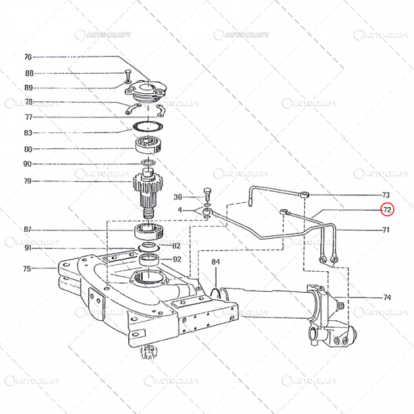 CONDUCTA SERVO UTB TRACTOR U650 31.33.013 [2]