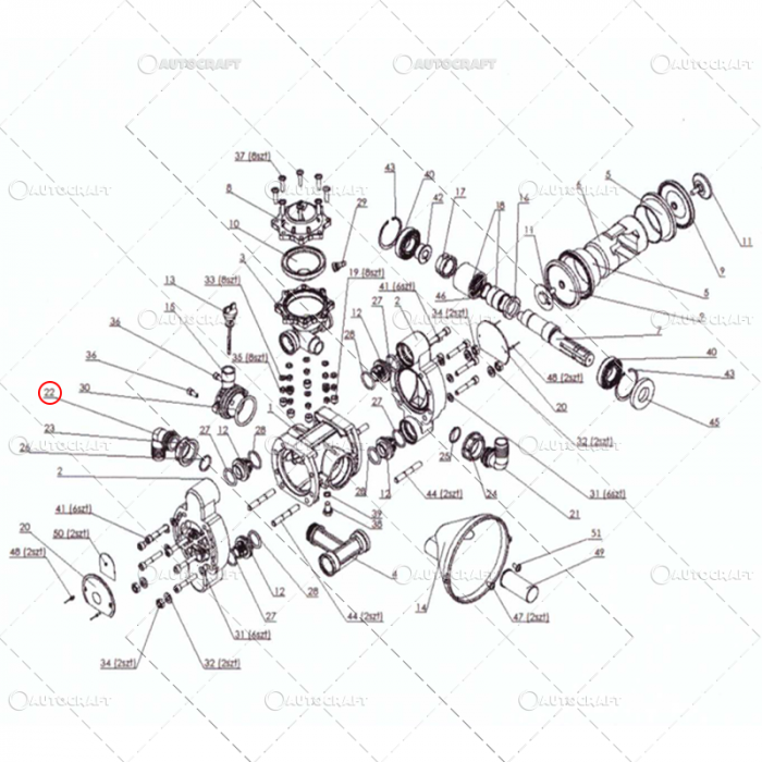 COT G1 1/4 POMPA ERBICIDAT Ø32 TOLVERI P-120 [2]
