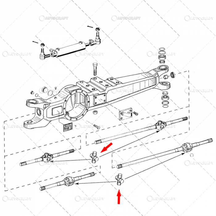 CRUCE CARDAN 34X97 PLANETARA JOHN DEERE [2]