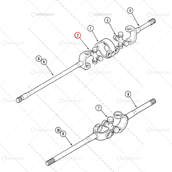 CRUCE CARDAN CASE IH [2]