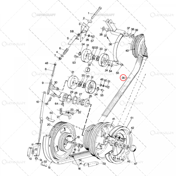 CUREA MULTIPLA COMBINA NEW HOLLAND 4HB-3160 [2]