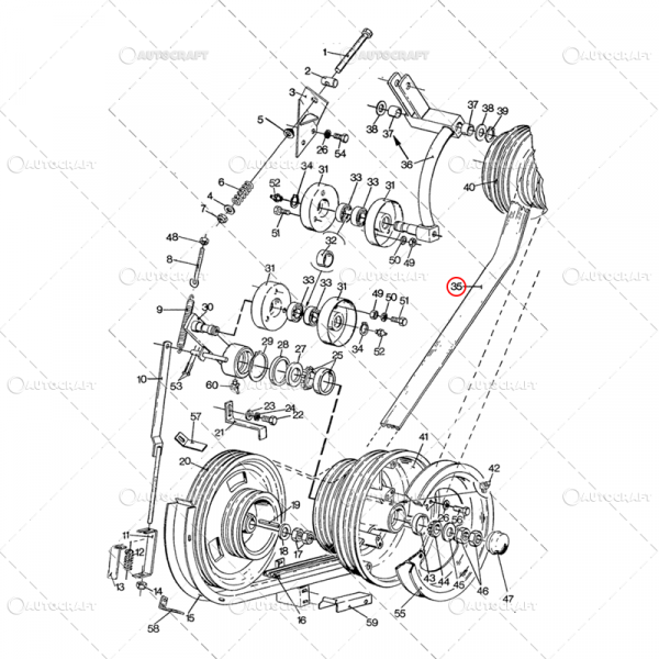 CUREA TRIPLA TRANSMISIE FULIE PRINCIPALA COMBINA NEW HOLLAND 3HBx3150 [2]