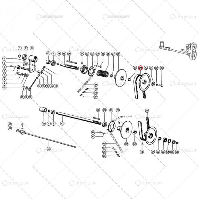 CUREA VARIATOR HEADER COMBINA CLAAS [2]