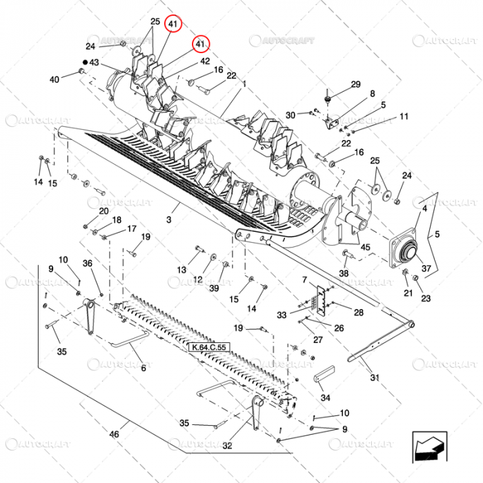 CUTIT TOCATOR COMBINA CASE IH [2]