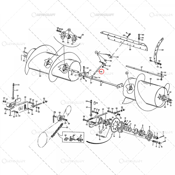 DEGET EXCAMOTABIL HEADER COMBINA NEW HOLLAND 16x246 mm [2]