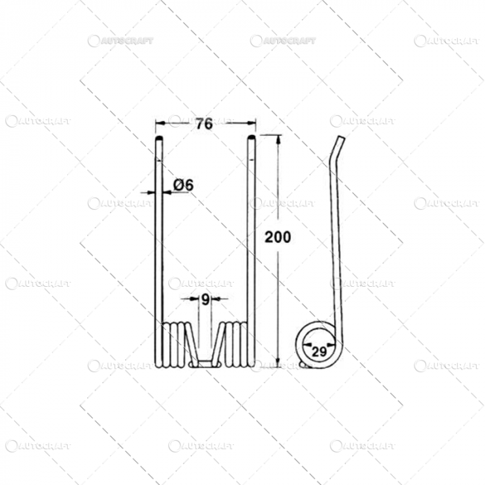 DEGET PICK-UP PRESA BALOTI CLAAS 200mm [2]
