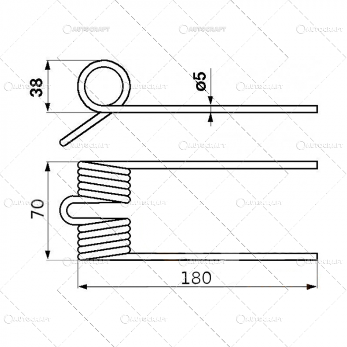 DEGET PICK-UP PRESA BALOTI HESSTON 180mm [3]